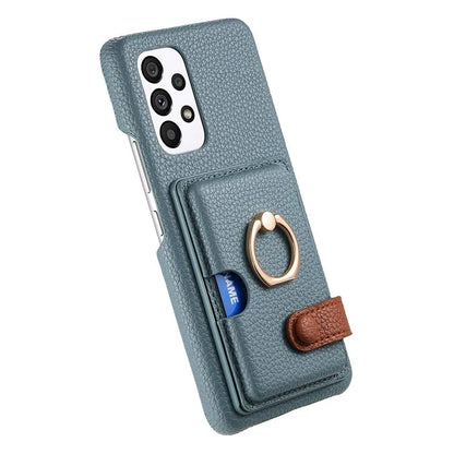 Y2 Kickstand Case for Samsung Galaxy A13 4G PU+PC+TPU Phone Cover