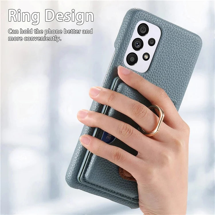 Y2 Kickstand Case for Samsung Galaxy A13 4G PU+PC+TPU Phone Cover