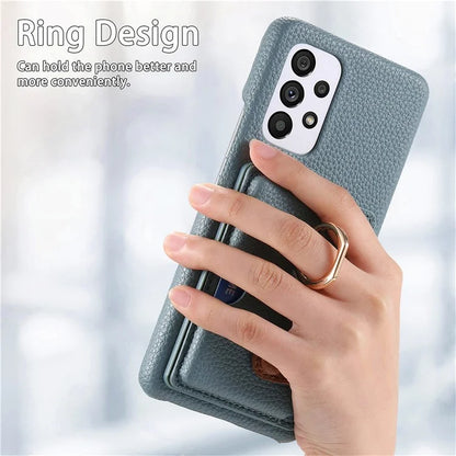 Y2 Kickstand Case for Samsung Galaxy A13 4G PU+PC+TPU Phone Cover