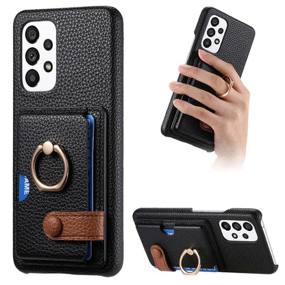 Y2 Kickstand Case for Samsung Galaxy A13 4G PU+PC+TPU Phone Cover