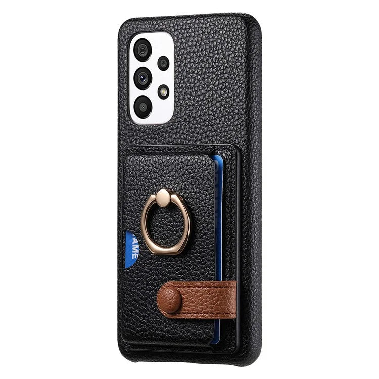 Y2 Kickstand Case for Samsung Galaxy A13 4G PU+PC+TPU Phone Cover