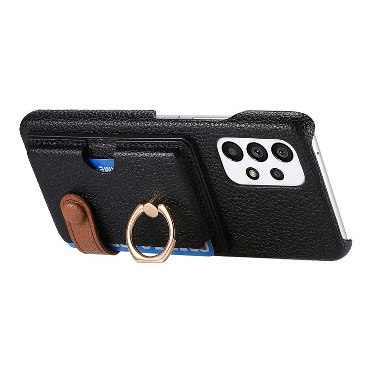 Y2 Kickstand Case for Samsung Galaxy A13 4G PU+PC+TPU Phone Cover