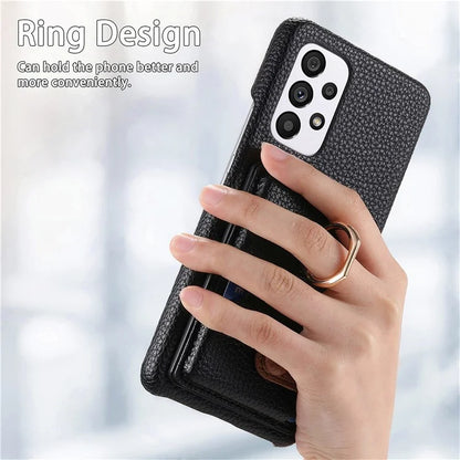 Y2 Kickstand Case for Samsung Galaxy A13 4G PU+PC+TPU Phone Cover