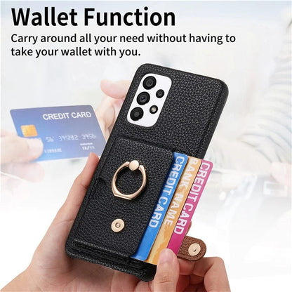 Y2 Kickstand Case for Samsung Galaxy A13 4G PU+PC+TPU Phone Cover