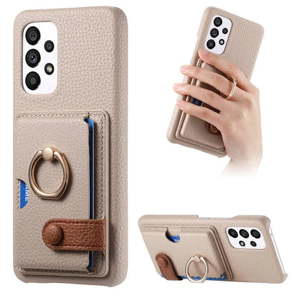 Y2 Kickstand Case for Samsung Galaxy A13 4G PU+PC+TPU Phone Cover