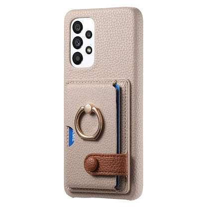 Y2 Kickstand Case for Samsung Galaxy A13 4G PU+PC+TPU Phone Cover