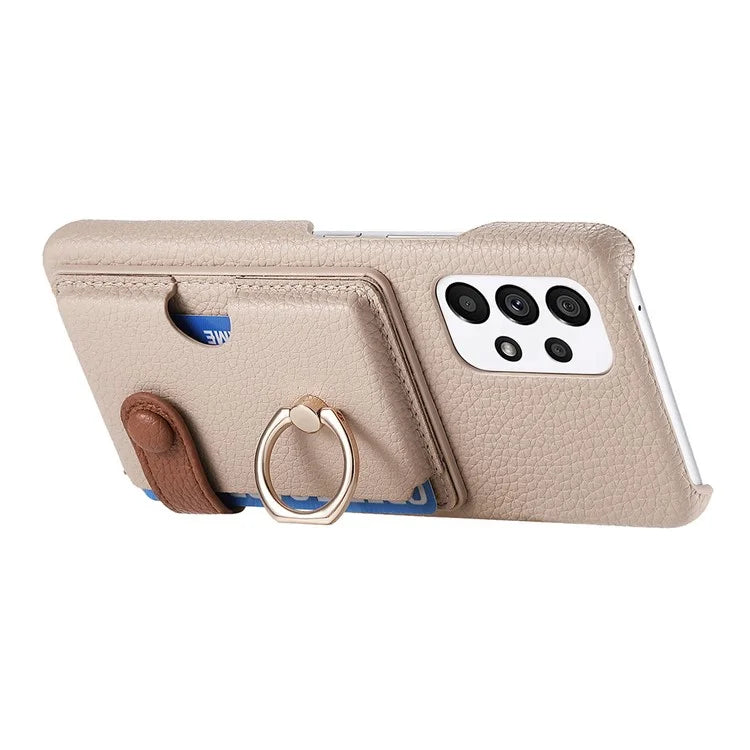 Y2 Kickstand Case for Samsung Galaxy A13 4G PU+PC+TPU Phone Cover