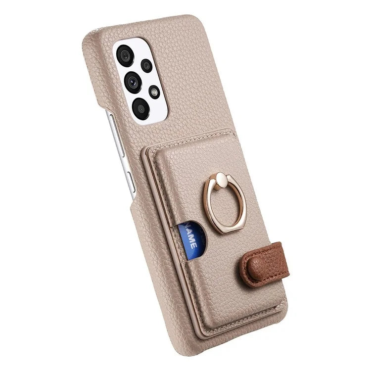 Y2 Kickstand Case for Samsung Galaxy A13 4G PU+PC+TPU Phone Cover