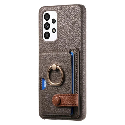 Y2 Kickstand Case for Samsung Galaxy A13 4G PU+PC+TPU Phone Cover