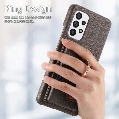 Y2 Kickstand Case for Samsung Galaxy A13 4G PU+PC+TPU Phone Cover