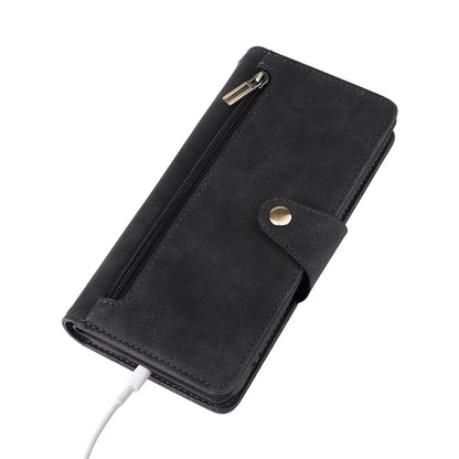 For Samsung Galaxy A54 5G Wallet Phone Case Rivet Decor Leather Flip Folio Cover