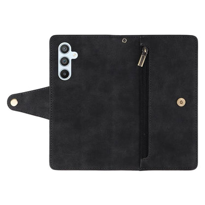 For Samsung Galaxy A54 5G Wallet Phone Case Rivet Decor Leather Flip Folio Cover