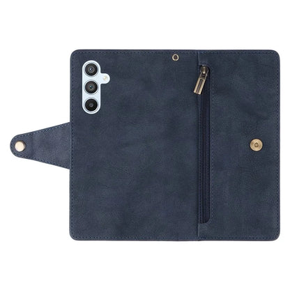 For Samsung Galaxy A54 5G Wallet Phone Case Rivet Decor Leather Flip Folio Cover