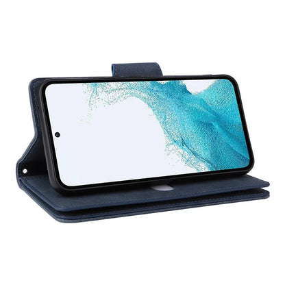 For Samsung Galaxy A54 5G Wallet Phone Case Rivet Decor Leather Flip Folio Cover