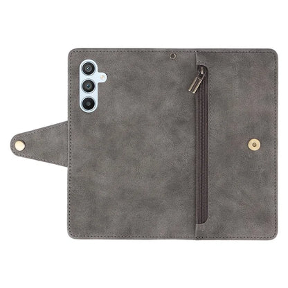 For Samsung Galaxy A54 5G Wallet Phone Case Rivet Decor Leather Flip Folio Cover