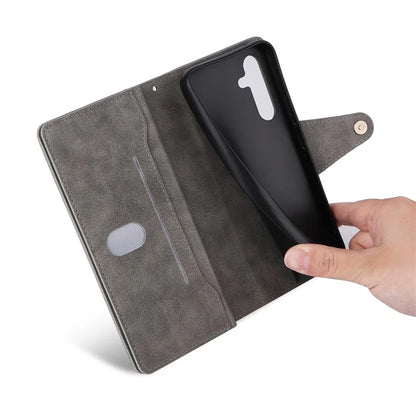 For Samsung Galaxy A54 5G Wallet Phone Case Rivet Decor Leather Flip Folio Cover
