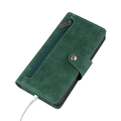 For Samsung Galaxy A54 5G Wallet Phone Case Rivet Decor Leather Flip Folio Cover