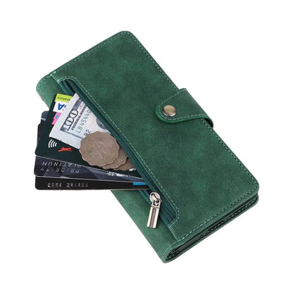 For Samsung Galaxy A54 5G Wallet Phone Case Rivet Decor Leather Flip Folio Cover