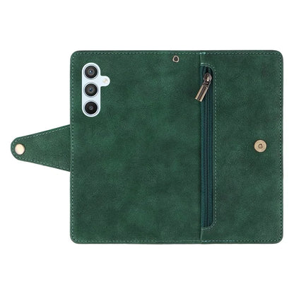 For Samsung Galaxy A54 5G Wallet Phone Case Rivet Decor Leather Flip Folio Cover