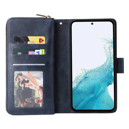 For Samsung Galaxy A54 5G Magnetic Phone Case Zipper Pocket PU Leather Wallet Cover