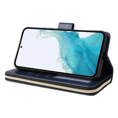 For Samsung Galaxy A54 5G Magnetic Phone Case Zipper Pocket PU Leather Wallet Cover