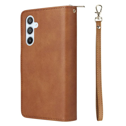 For Samsung Galaxy A54 5G Magnetic Phone Case Zipper Pocket PU Leather Wallet Cover