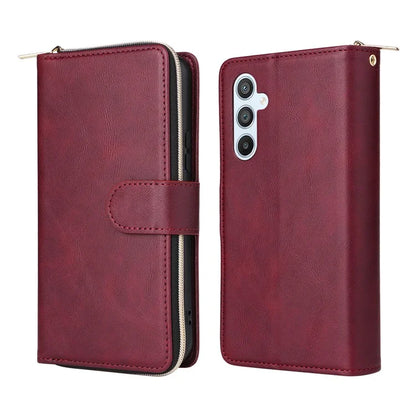 For Samsung Galaxy A54 5G Magnetic Phone Case Zipper Pocket PU Leather Wallet Cover