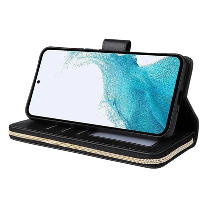 For Samsung Galaxy A54 5G Magnetic Phone Case Zipper Pocket PU Leather Wallet Cover