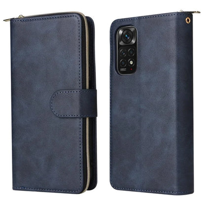 For Xiaomi Redmi Note 11 Pro 4G (Mediatek) / 11 Pro 5G (Qualcomm) / 12 Pro 4G Case Zipper Leather Cover