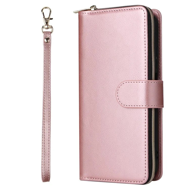 For Xiaomi Redmi Note 11 Pro 4G (Mediatek) / 11 Pro 5G (Qualcomm) / 12 Pro 4G Case Zipper Leather Cover
