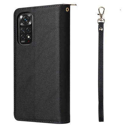 For Xiaomi Redmi Note 11 Pro 4G (Mediatek) / 11 Pro 5G (Qualcomm) / 12 Pro 4G Case Zipper Leather Cover