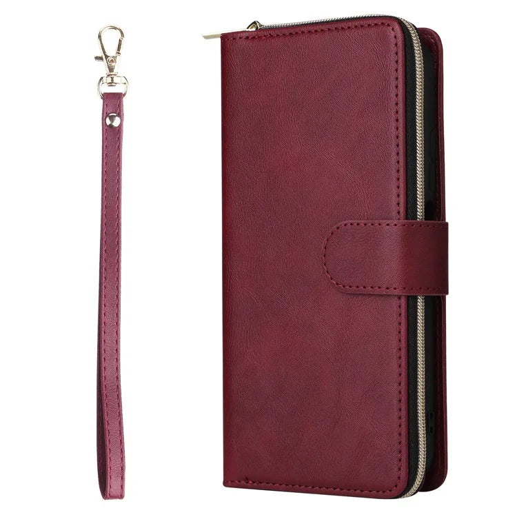 For Xiaomi Redmi Note 11S 4G / Note 11 4G (Qualcomm) Case Zipper Wallet Phone Leather Cover