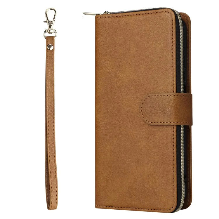 For Xiaomi Redmi Note 11S 4G / Note 11 4G (Qualcomm) Case Zipper Wallet Phone Leather Cover