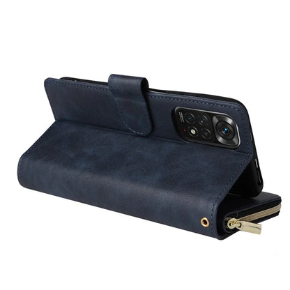 For Xiaomi Redmi Note 11S 4G / Note 11 4G (Qualcomm) Case Zipper Wallet Phone Leather Cover