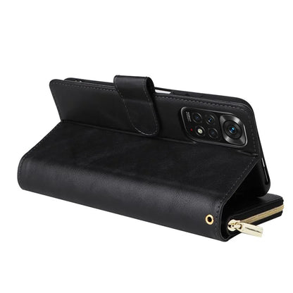 For Xiaomi Redmi Note 11S 4G / Note 11 4G (Qualcomm) Case Zipper Wallet Phone Leather Cover