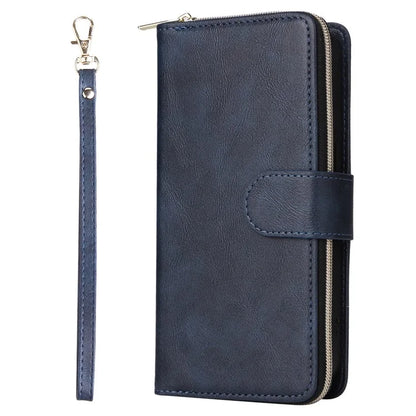 For Xiaomi Redmi Note 13 Pro 4G / Poco M6 Pro 4G Leather Case Zipper Wallet Phone Cover