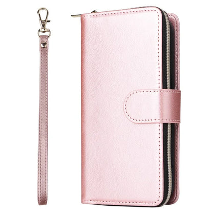 For Xiaomi Redmi Note 13 Pro 4G / Poco M6 Pro 4G Leather Case Zipper Wallet Phone Cover