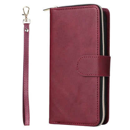 For Xiaomi Redmi Note 13 Pro 4G / Poco M6 Pro 4G Leather Case Zipper Wallet Phone Cover