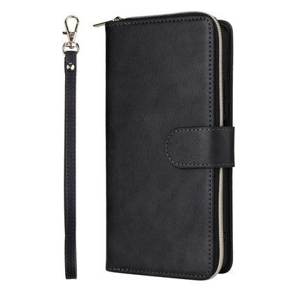 For Xiaomi Redmi Note 13 Pro 5G / Poco X6 5G Case Zipper Pocket Leather Stand Phone Cover
