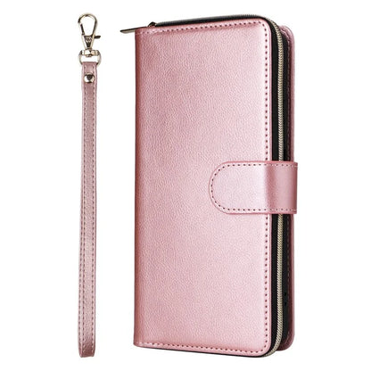 For Xiaomi Redmi Note 13 Pro 5G / Poco X6 5G Case Zipper Pocket Leather Stand Phone Cover
