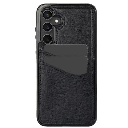 For Samsung Galaxy S23 FE Card Slot Design Phone Case Shockproof PU+TPU Phone Cover