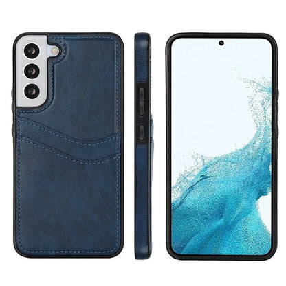 For Samsung Galaxy S22+ 5G Multifunction Phone Shell Card Slot PU+TPU Mobile Phone Case