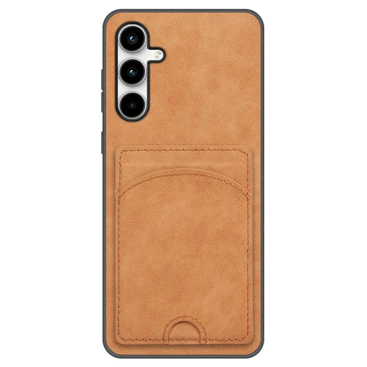 For Samsung Galaxy A55 5G Case Card Slot PU+PC+TPU Kickstand Phone Cover