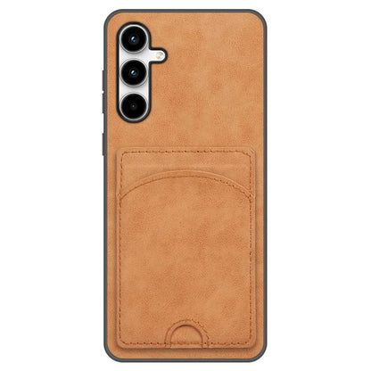 For Samsung Galaxy A55 5G Case Card Slot PU+PC+TPU Kickstand Phone Cover