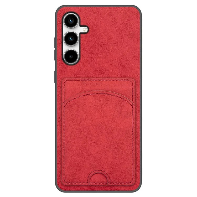For Samsung Galaxy A55 5G Case Card Slot PU+PC+TPU Kickstand Phone Cover