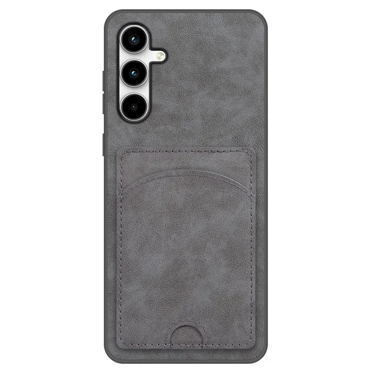 For Samsung Galaxy A55 5G Case Card Slot PU+PC+TPU Kickstand Phone Cover