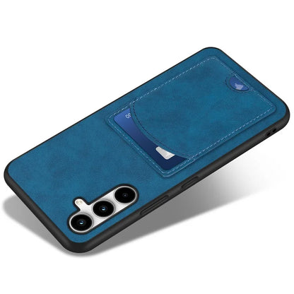 For Samsung Galaxy A55 5G Case Card Slot PU+PC+TPU Kickstand Phone Cover