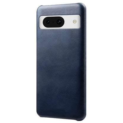 For Google Pixel 8a Case Calf Texture PU Leather Hard PC Phone Cover