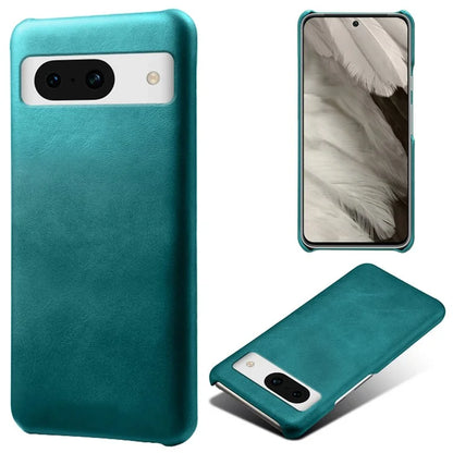 For Google Pixel 8a Case Calf Texture PU Leather Hard PC Phone Cover