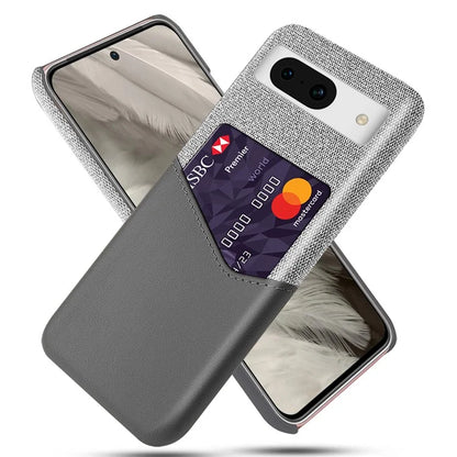 For Google Pixel 8a Phone Case with Card Slot PU Leather+PC Back Cover